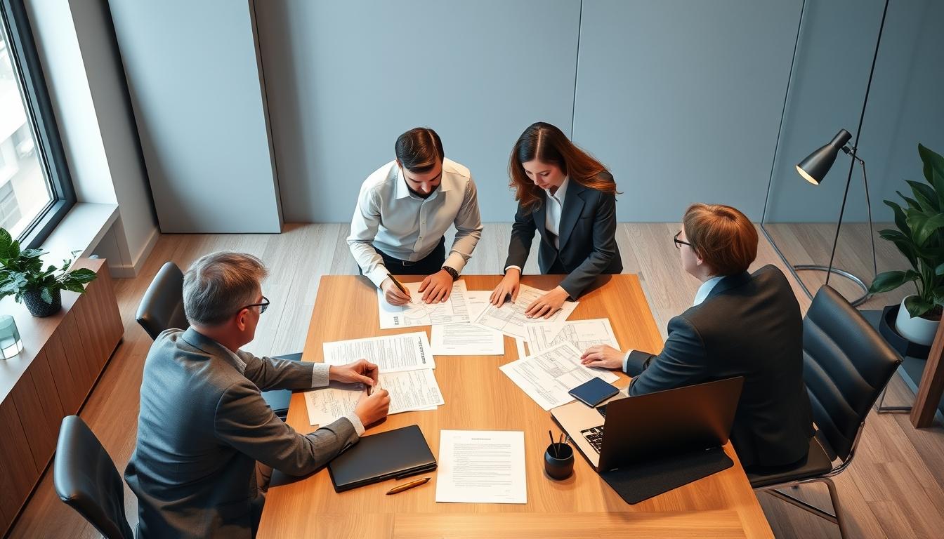 Coordination of closing documents and timelines for a property